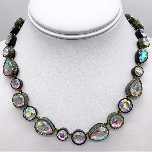 J. Crew Sea Glass Brulee Necklace - Picture 1 of 9